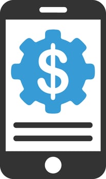 Gear setting symbol icon vector image. Illustration of the industrial wheel mechine mechanism design image