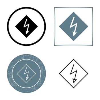 High Voltage Vector Icon