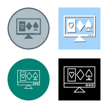 Online Gambling Vector Icon