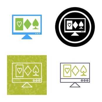 Online Gambling Vector Icon