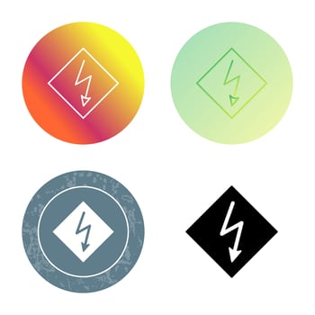 High Voltage Vector Icon