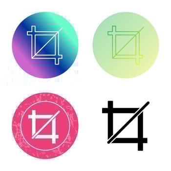 Unique Crop Vector Icon