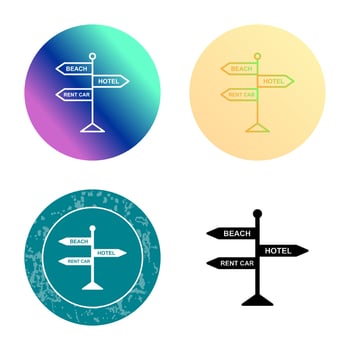 Signboard Vector Icon