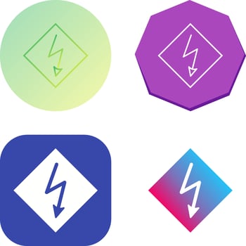 High Voltage Vector Icon