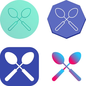 Spoons Vector Icon