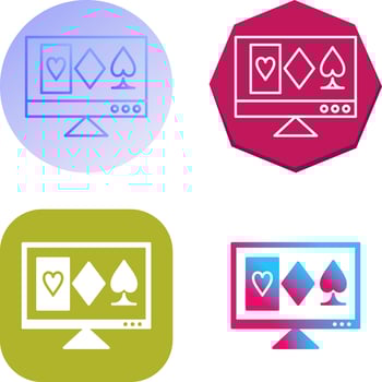 Online Gambling Vector Icon