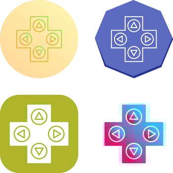 Unique Gaming Control Vector Icon