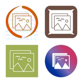 Pictures Vector Icon