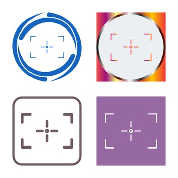 Unique Focus Vector Icon