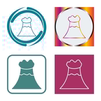 Volcano Vector Icon