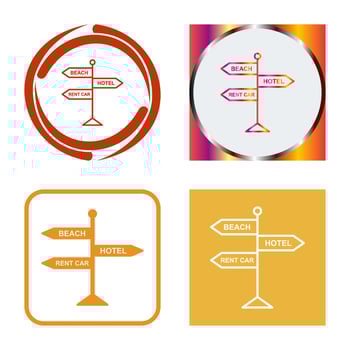 Signboard Vector Icon