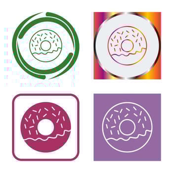 Doughnut Vector Icon