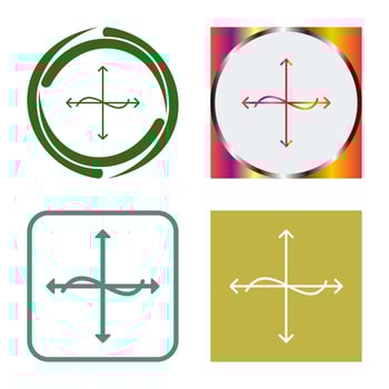 Unique Graph Vector Icon