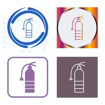 Unique Extinguisher Vector Icon