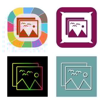 Pictures Vector Icon