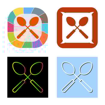 Spoons Vector Icon