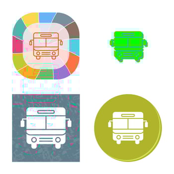 Bus Vector Icon
