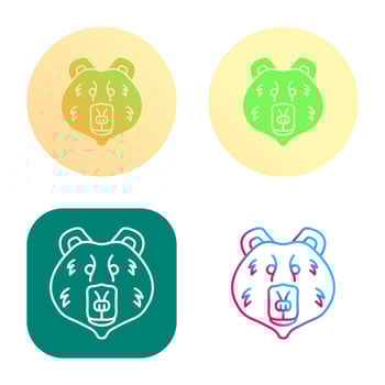 Polar Bear Vector Icon