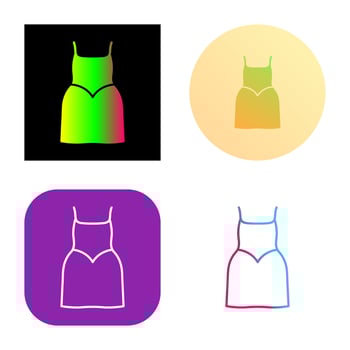 Party Dress Vector Icon