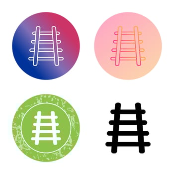 Train Tracks Vector Icon