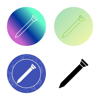 Nail Vector Icon
