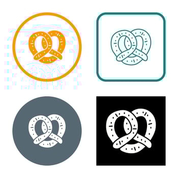 Pretzel Vector Icon