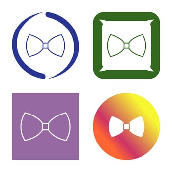 Bow Tie Vector Icon