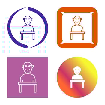 Human Sculpture Vector Icon