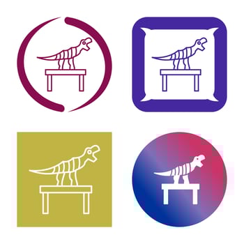 Bones Exhibit Vector Icon
