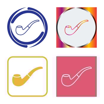 Smoking Pipe Vector Icon