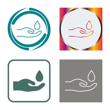 Hands Airdrop Vector Icon
