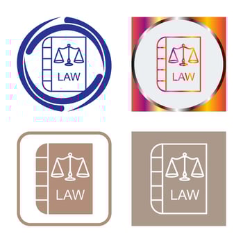 Law and Order Vector Icon