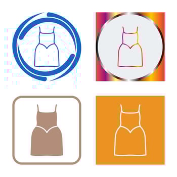 Party Dress Vector Icon