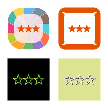 Stars Vector Icon