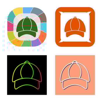 P Cap Vector Icon