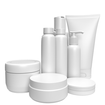 The Cosmetics Package for beauty or skin care concept 3d rendering. png
