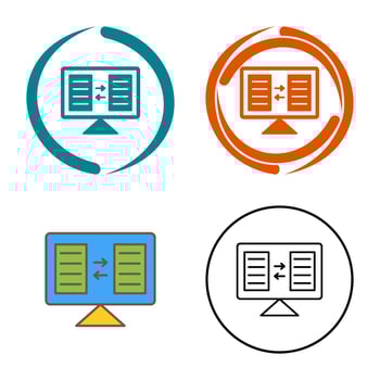 File Sharing Vector Icon