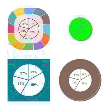 Pie Chart Vector Icon