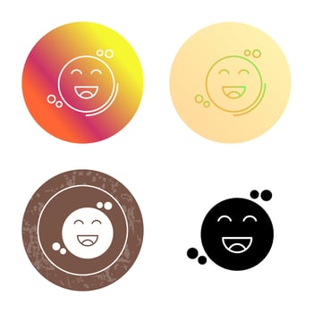 Happiness Vector Icon