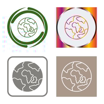 Earth Vector Icon