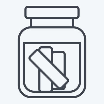 Icon Gherkin. related to Russia symbol. line style. simple design editable. simple illustration vector