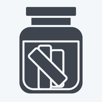 Icon Gherkin. related to Russia symbol. glyph style. simple design editable. simple illustration vector