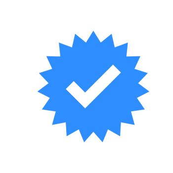 blue checkmark validation social media png