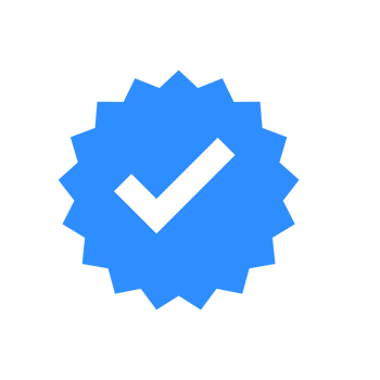 blue checkmark validation social media png