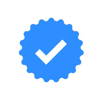 blue checkmark validation social media png