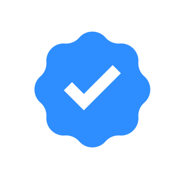 blue checkmark validation social media png