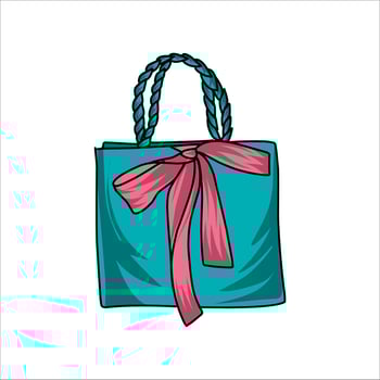 shopping bag flat illustration design. blue, orange, red, yellow bag packages isolated on white background. handbag. 3d shopping bag icon. vector bag. shopping design assets