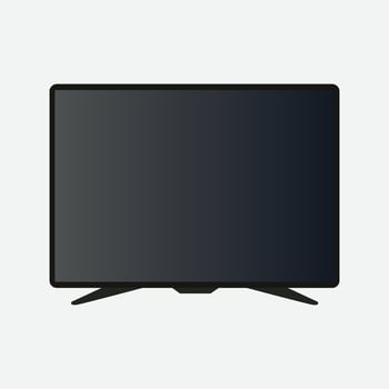 Vector Flat Smart TV Icon