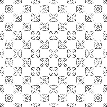 Black seamless abstract pattern. Overlay for background and backdrop. Ornamental design. PNG graphic illustration with transparent background.