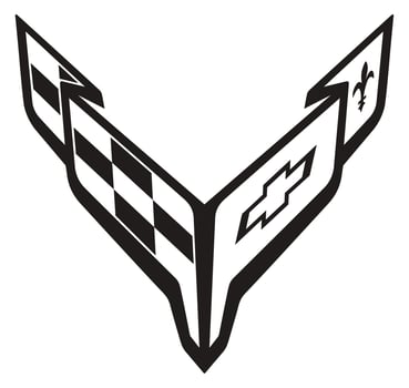Chevrolet Corvette logo vector illustration